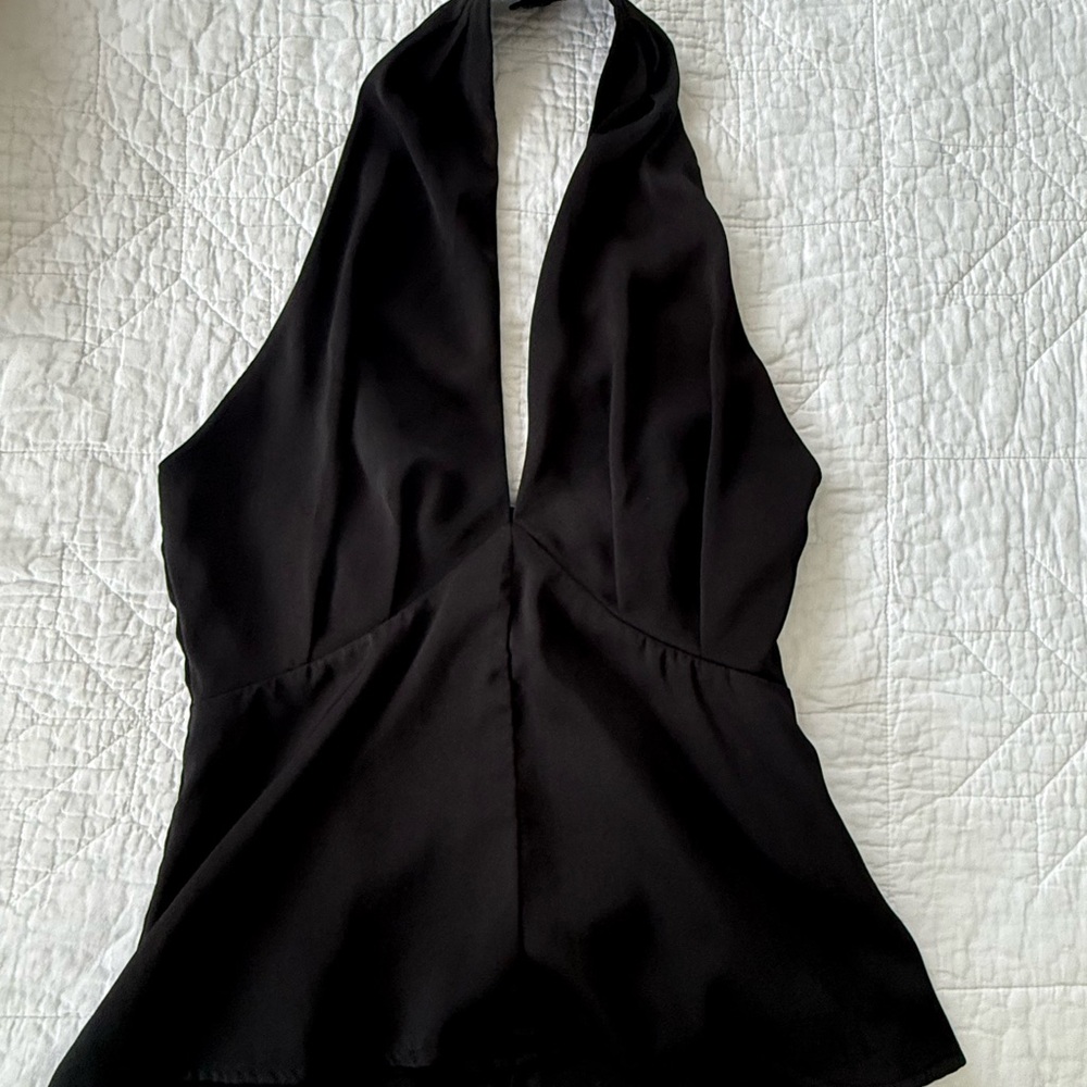 Banana Republic Classic Black Halter Top
